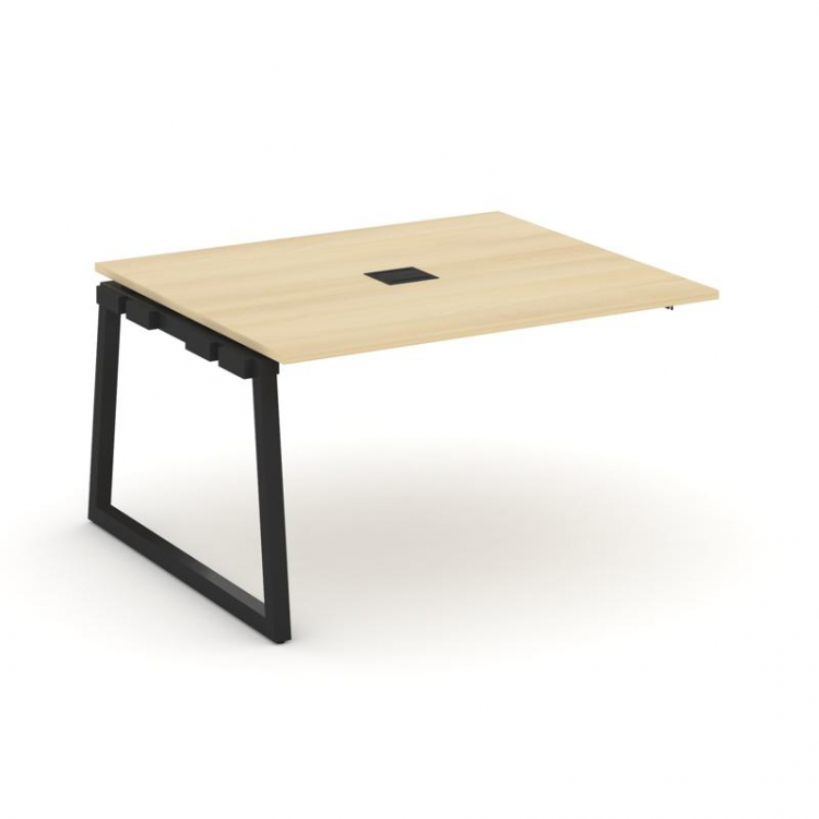 Style Project Проходной наб. элем. перег. стола SN-5T1.NSPRG-032 Акация Лорка/Металл Черный/Заглушка