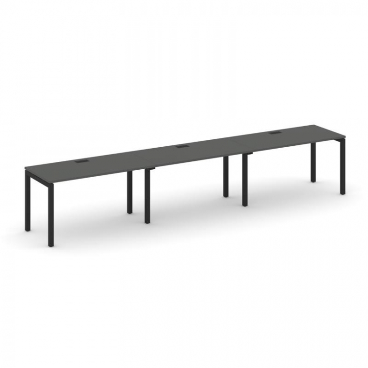 Style Project Рабочая станция 1 сторон. SN-5P.ORS-031 Антрацит/Металл Черный 2940*600*750