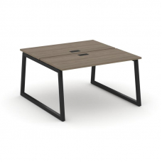 Style Project Рабочая станция 2-х сторон. SN-5T1.DRS-002 Вяз Благородный/Металл Черный/Заглушка Плас