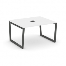 Style Project Стол переговорный SN-5T2.SPRG-032 Белый/Металл Антрацит/Заглушка Металл Антрацит 1180*