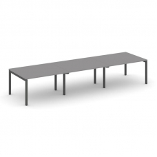 Стайл Проджект Стол переговорный SN-5P.SPRG-054.3 Серый Пепел/Металл Антрацит 4740*1180*750