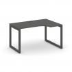 Style Project Стол рабочий эргоном. SN-5O.SPA-001(R) Антрацит/Металл Антрацит 1380*600/980*750
