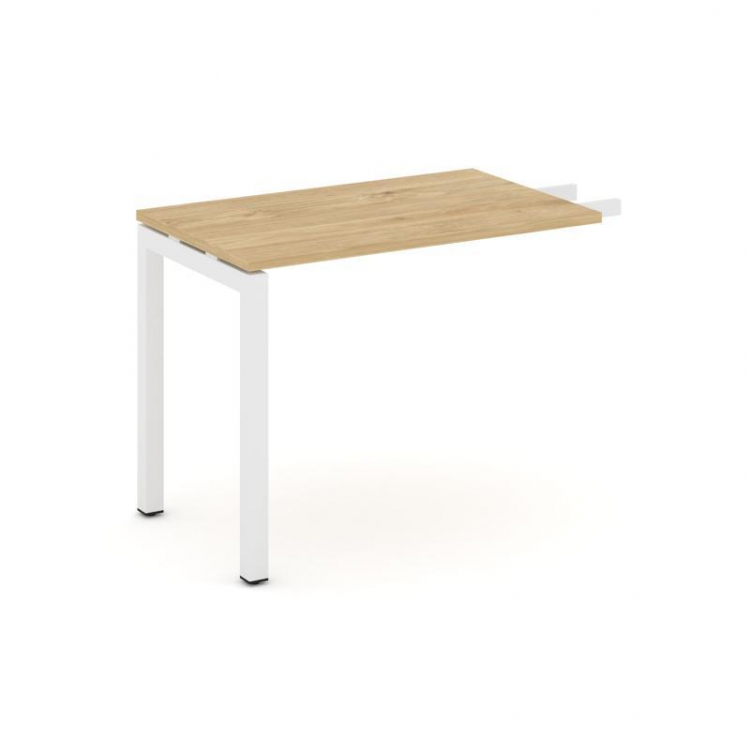 Style Project Брифинг-приставка SN-5P.BR-004 Тиквуд Светлый/Металл Белый 1180*600*750