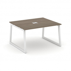 Style Project Стол переговорный SN-5T1.SPRG-032 Вяз Благородный/Металл Белый/Заглушка Металл Белый 1