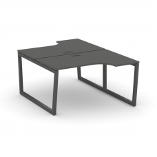 Style Project Рабочая станция эргоном. SN-5T2.DRPA-022 Антрацит/Металл Антрацит/Черный Пластик 1580*