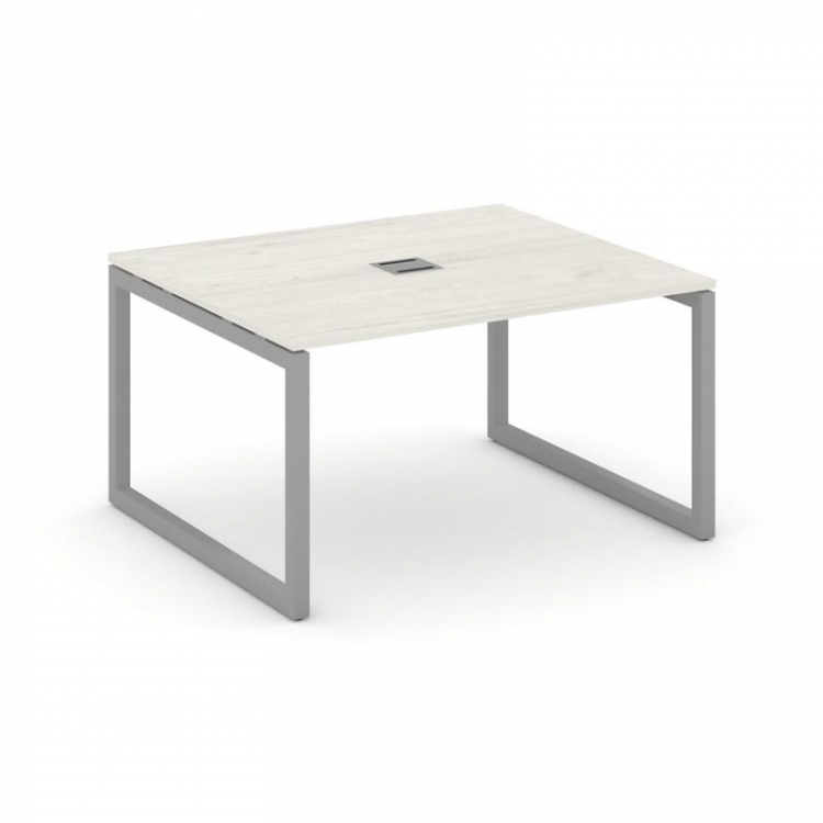 Style Project Стол переговорный SN-5O.SPRG-034 Дуб Наварра/Металл Серый 1580*1180*750