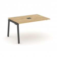 Style Project Проходной наб. элем. перег. стола SN-5A.NSPRG-004 Тиквуд Светлый/Металл Антрацит 1580*