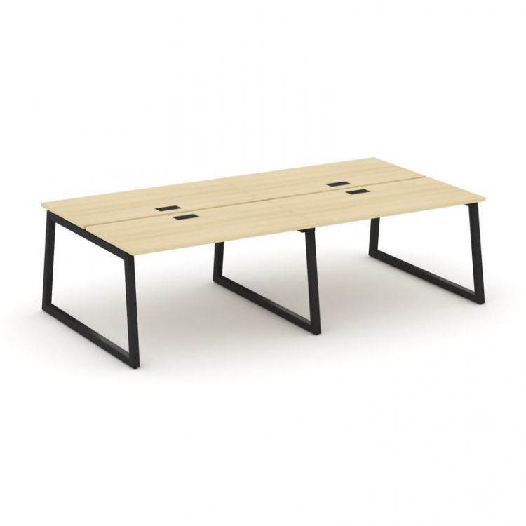 Style Project Рабочая станция 2-х сторон. SN-5T1.DRS-041 Акация Лорка/Металл Черный/Заглушка Пластик