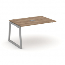 Style Project Проходной наб. элем. перег. стола SN-5T1.NSPRG-002 Дуб Табак/Металл Серый/Заглушка Мет