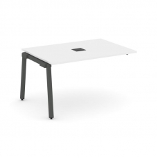 Style Project Проходной наб. элем. перег. стола SN-5A.NSPRG-002 Белый/Металл Антрацит 1180*980*750