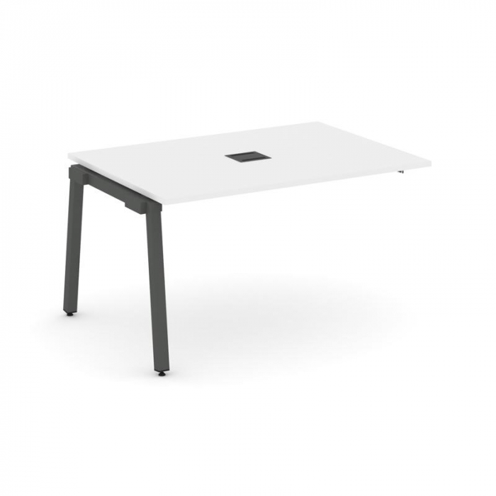 Стайл Проджект Проходной наб. элем. перег. стола SN-5A.NSPRG-002 Белый/Металл Антрацит 1180*980*750