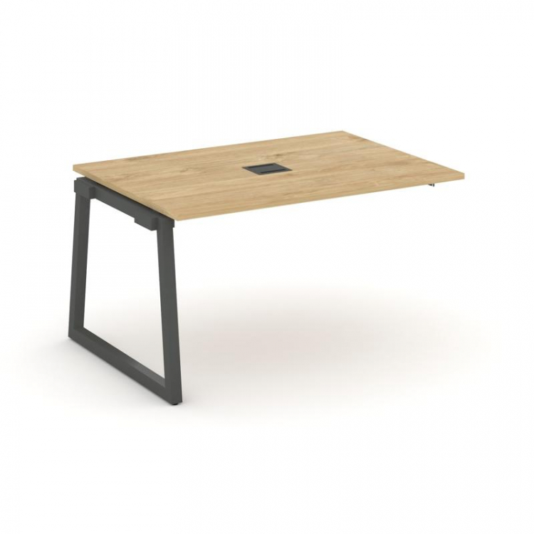 Style Project Проходной наб. элем. перег. стола SN-5T1.NSPRG-002 Тиквуд Светлый/Металл Антрацит/Загл