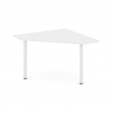 Style Project Угловой элемент перег. стола SN-5.UPRG-031 Белый/Металл Белый 1180*1180*750