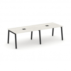 Style Project Стол переговорный SN-5A.SPRG-013 Дуб Наварра/Металл Черный 2760*980*750