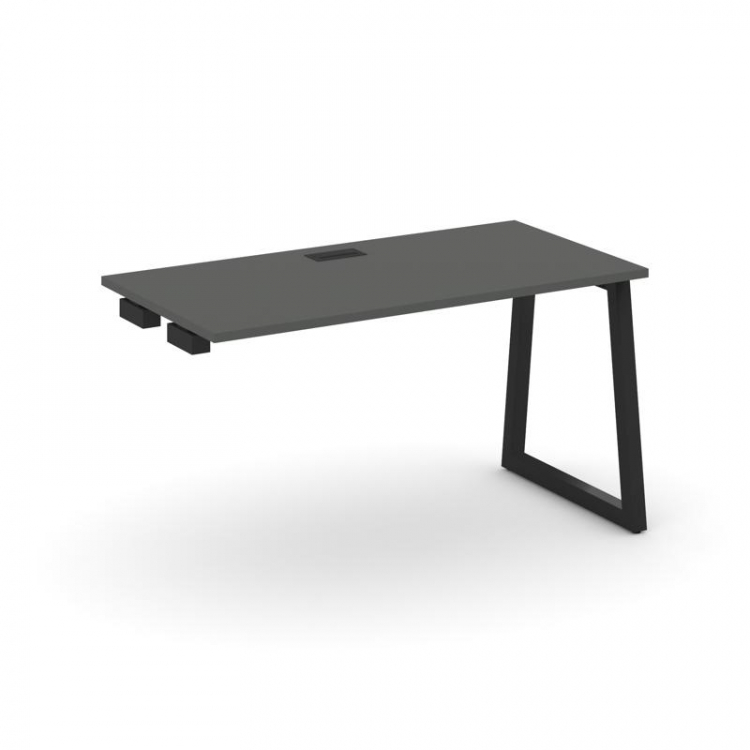 Style Project Стол-приставка к опор. элем. SN-5T1.OPRS-024 Антрацит/Металл Черный/Заглушка Пластик Ч