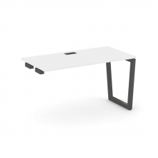 Style Project Стол-приставка к опор. элем. SN-5T2.OPRS-012 Белый/Металл Антрацит/Черный Пластик 1180