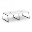 Style Project Рабочая станция 2-х сторон. SN-5T1.DRS-044 Белый/Металл Антрацит/Черный Пластик 3160*1