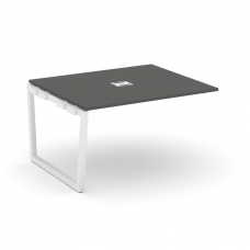 Style Project Проходной наб. элем. перег. стола SN-5T2.NSPRG-034 Антрацит/Металл Белый/Заглушка Мета