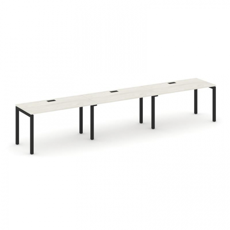 Style Project Рабочая станция 1 сторон. SN-5P.ORS-032 Дуб Наварра/Металл Черный 3540*600*750