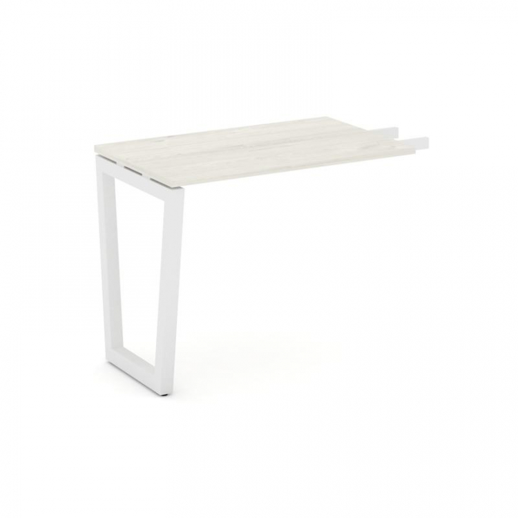 Style Project Брифинг-приставка SN-5T2.BR-001 Дуб Наварра/Металл Белый 580*600*750