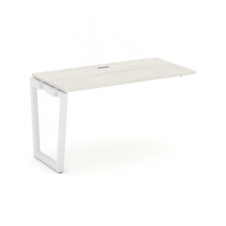 Style Project Проходной наб. элем. SN-5T2.ONRS-011 Дуб Наварра/Металл Белый/Заглушка Пластик Белый 9