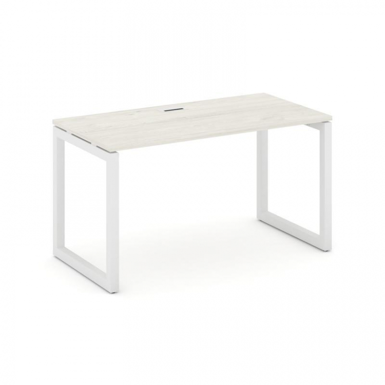 Style Project Стол письменный SN-5O.SP-003 Дуб Наварра/Металл Белый 1380*600*750
