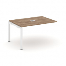 Style Project Проходной наб. элем. перег. стола SN-5P.NSPRG-003 Дуб Табак/Металл Белый 1380*980*750