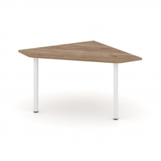 Style Project Угловой элемент перег. стола SN-5.UPRG-031 Дуб Табак/Металл Белый 1180*1180*750