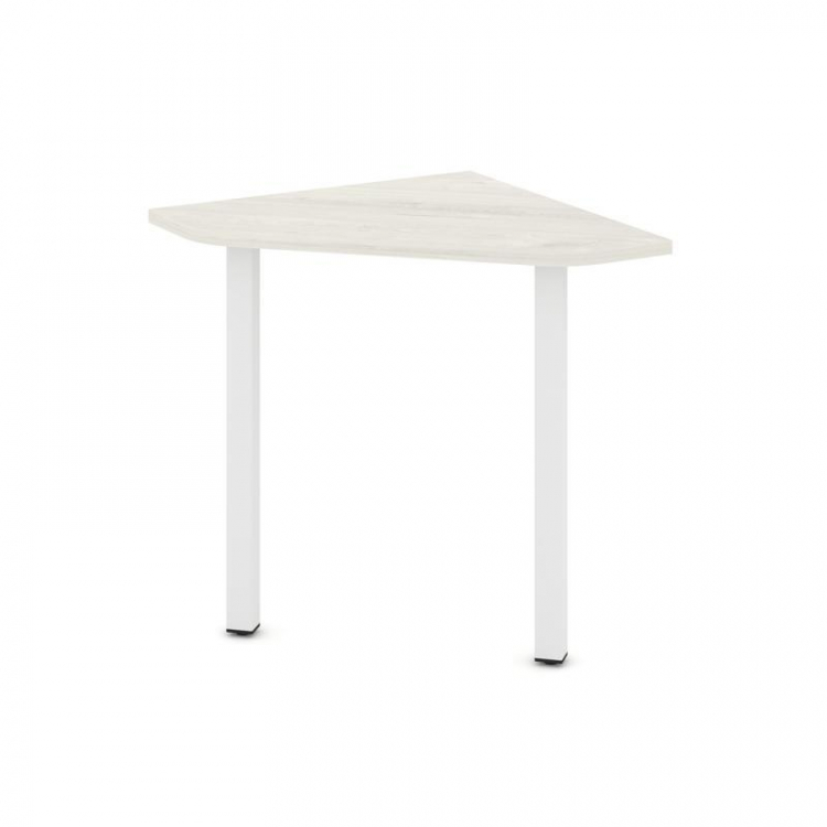 Style Project Угловой элемент стола SN-5.USP-021 Дуб Наварра/Металл Белый 800*800*750