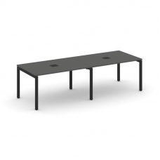 Style Project Стол переговорный SN-5P.SPRG-012 Антрацит/Металл Черный 2360*980*750