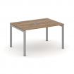 Style Project Стол переговорный SN-5P.SPRG-001 Дуб Табак/Металл Серый 980*980*750