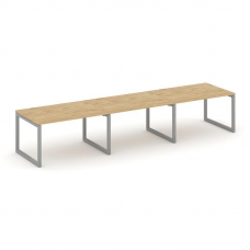 Стайл Проджект Стол переговорный SN-5O.SPRG-021.3 Тиквуд Светлый/Металл Серый 2940*980*750