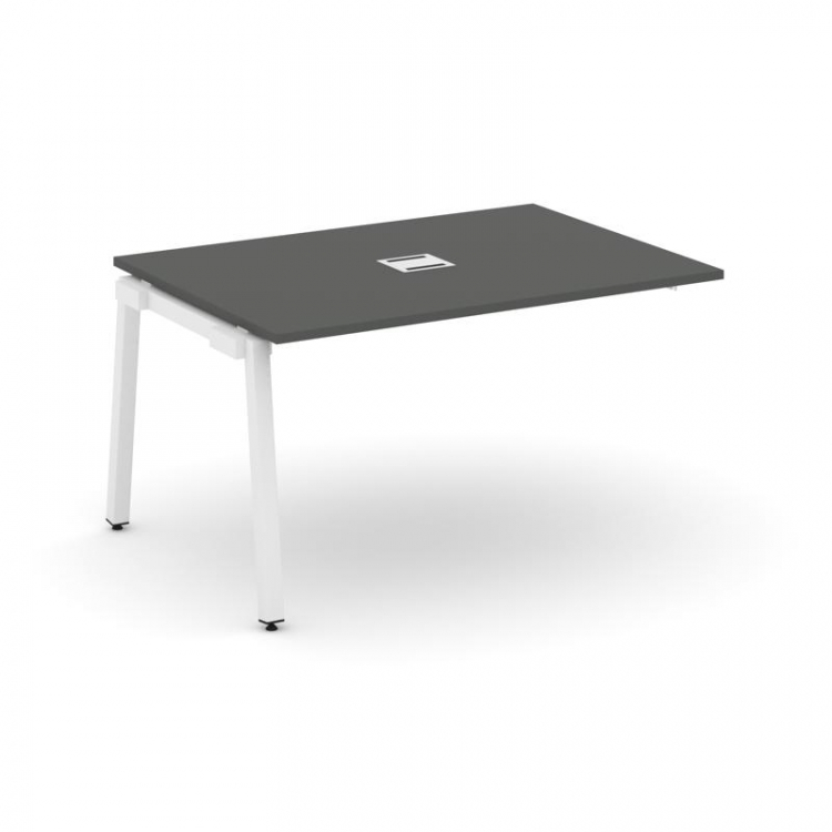 Style Project Проходной наб. элем. перег. стола SN-5A.NSPRG-003 Антрацит/Металл Белый 1380*980*750