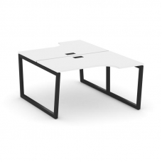 Style Project Рабочая станция эргоном. SN-5T2.DRPA-011 Белый/Металл Черный/Заглушка Пластик Черный 1