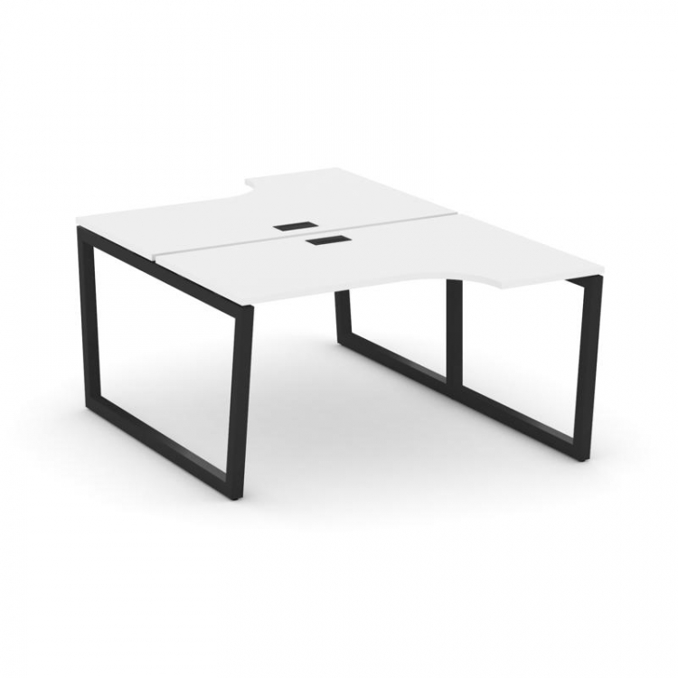 Style Project Рабочая станция эргоном. SN-5T2.DRPA-011 Белый/Металл Черный/Заглушка Пластик Черный 1