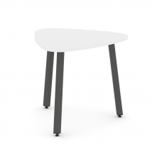 Style Project Стол переговорный SN-5.SPRG-70.3 Белый/Металл Антрацит 900*900*750