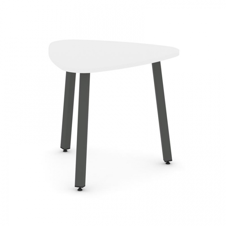 Style Project Стол переговорный SN-5.SPRG-70.3 Белый/Металл Антрацит 900*900*750