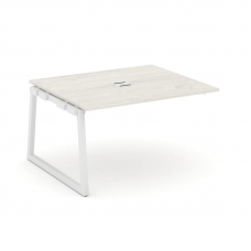 Style Project Проходной наб. элем. перег. стола SN-5T1.NSPRG-034 Дуб Наварра/Металл Белый/Заглушка М