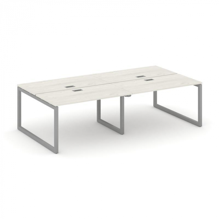 Style Project Рабочая станция 2-х сторон. SN-5O.DRS-044 Дуб Наварра/Металл Серый 3160*1432*750