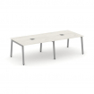 Style Project Стол переговорный SN-5A.SPRG-042 Дуб Наварра/Металл Серый 2360*1180*750