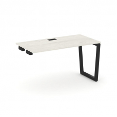 Style Project Стол-приставка к опор. элем. SN-5T2.OPRS-011 Дуб Наварра/Металл Черный/Заглушка Пласти