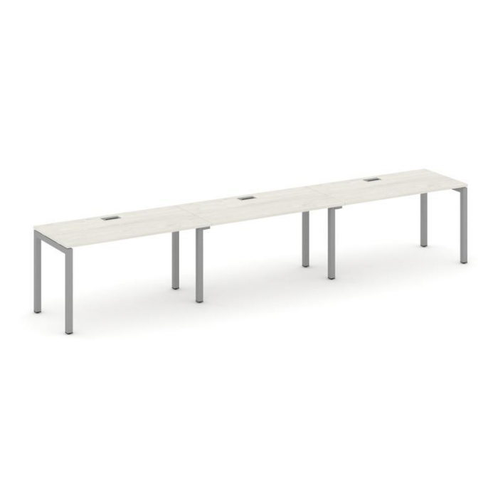 Style Project Рабочая станция 1 сторон. SN-5P.ORS-052 Дуб Наварра/Металл Серый 3540*800*750