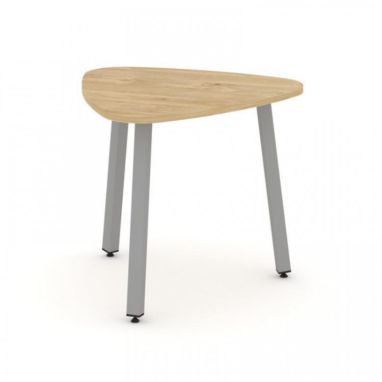 Style Project Стол переговорный SN-5.SPRG-70.3 Тиквуд Светлый/Металл Серый 900*900*750