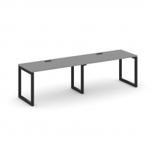 Стайл Проджект Рабочая станция односторонняя SN-5O.ORS-024 Серый Пепел/Металл Черный 3160*800*750