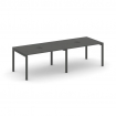 Style Project Стол переговорный SN-5P.SPRG-014 Антрацит/Металл Антрацит 3160*980*750
