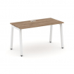 Style Project Стол письменный SN-5A.SP-003 Дуб Табак/Металл Белый 1380*600*750
