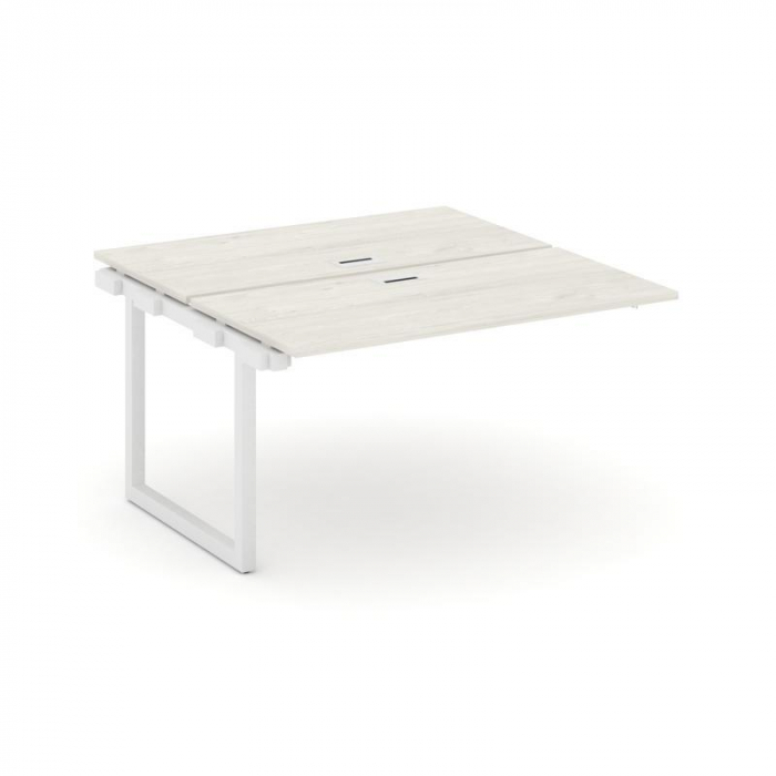 Style Project Проходной наб. элем. SN-5O.DNRS-014 Дуб Наварра/Металл Белый 1580*1432*750