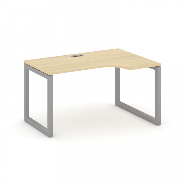 Style Project Стол рабочий эргоном. SN-5O.SPA-011(R) Акация Лорка/Металл Серый 1380*700/980*750