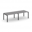 Стайл Проджект Стол переговорный SN-5P.SPRG-013.3 Серый Пепел/Металл Черный 2760*980*750
