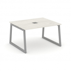 Style Project Стол переговорный SN-5T1.SPRG-032 Дуб Наварра/Металл Серый/Заглушка Металл Серый 1180*